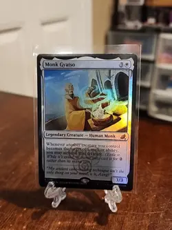 MTG Magic The Gathering Avatar Eternal Rare FOIL Monk Gyatso - Image 1
