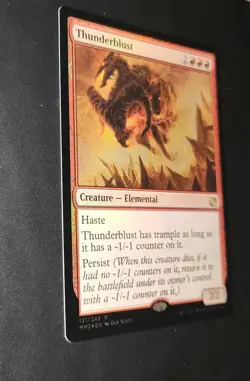 2015 Mtg Magic the Gathering Modern Masters Thunderblust#131/249 FOIL CLEAN (7) - Image 3