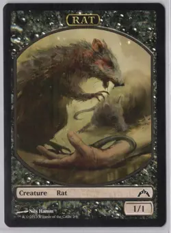 1x Rat Token - Gatecrash - Near Mint - Image 1
