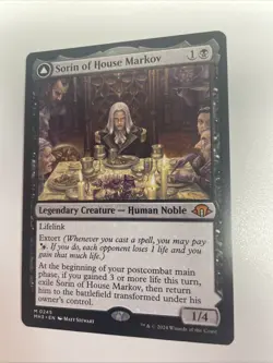 Sorin of House Markov Sorin, Ravenous Neonate Modern Horizons 3 Magic MTG NM - Image 1