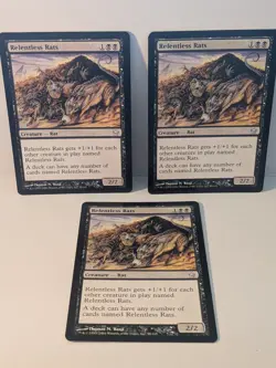RELENTLESS RATS --- MTG -- FIFTH DAWN --- Lot Of 3 2004 - Image 1