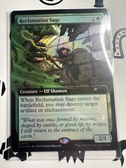 Magic The Gathering MTG RECLAMATION SAGE FOIL EXTENDED ART Secret Lair NM - Image 1