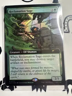 Magic The Gathering MTG RECLAMATION SAGE FOIL EXTENDED ART Secret Lair NM - Image 2