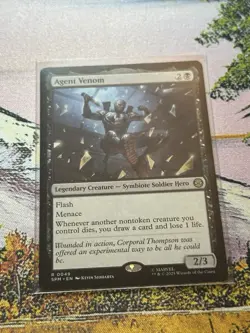 Agent Venom SPM NM MTG Spider-Man Magic The Gathering - Image 1
