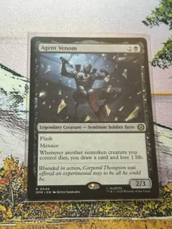 Agent Venom SPM NM MTG Spider-Man Magic The Gathering - Image 3