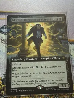 Morlun, Devourer Of Spiders Mtg Extended Art Spider-Man Magic The Gathering - Image 3