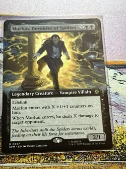 Morlun, Devourer Of Spiders Mtg Extended Art Spider-Man Magic The Gathering - Image 4