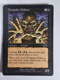 Gempalm Polluter (Legions LGN 70) MTG Magic The Gathering Zombie We Combine Ship - Image 1