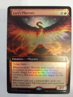 Jaya's Phoenix (Extended Art) Commander Masters Foil - Image 1