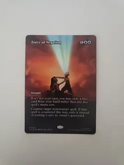 MTG - NM - Force of Negation (Borderless) - Avatar: TLA - #0013 - FOIL - Image 1