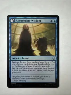 Accumulate Wisdom (Foil) - 44 - Avatar: The Last Airbender Mtg - Image 1