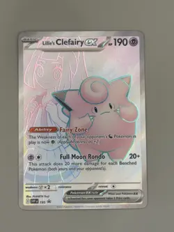 Lillie's Clefairy ex 195 Promo Scarlet & Violet Pokemon NM - Image 1