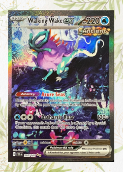 Pokemon TCG Walking Wake ex 205/162 Temporal Forces SIR NM - Image 1