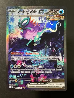 Pokemon TCG Walking Wake ex 205/162 Temporal Forces SIR NM - Image 2