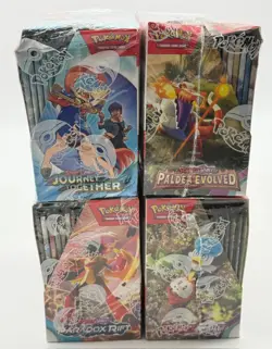 Lot of (4) Pokemon TCG Scarlet & Violet Booster Boxes SV Base PAL JTG PAR - Image 3
