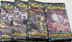 Lot of (9) Pokemon TCG Booster Packs Lost Thunder Forbidden Light Evolving FS - Image 3