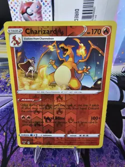 Charizard 025/185 - Pokemon TCG Vivid Voltage (2020) - NM - Reverse Holo - Image 1