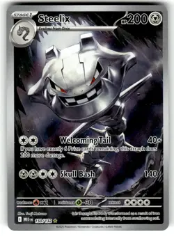 Pokemon TCG ME01: Mega Evolution #150/132 Steelix NM - Image 1