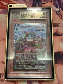 *25pack** BGS 10 Pristine Pokemon Rayquaza Vmax 165/132 HR 2024 Chinese Gold - Image 1