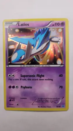 2015 Pokemon XY Trainer Kit Latios 30/30 Rare Holo - Image 1