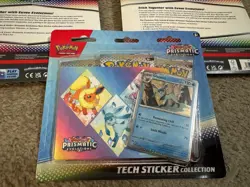 Pokemon TCG Prismatic Evolutions Tech Sticker Collection Set Lot Of 3 Sealed New - Image 3