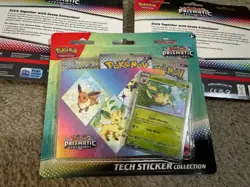 Pokemon TCG Prismatic Evolutions Tech Sticker Collection Set Lot Of 3 Sealed New - Image 4