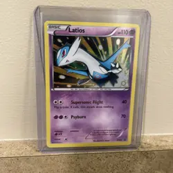 Pokemon TCG Latios XY65 XY Black Star Promo Cosmos Holo LP 2015 - Image 2