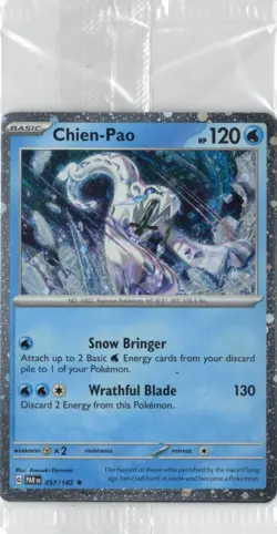 SEALED Chien-Pao 057/182 (Cosmos Holo) - Pokemon TCG Paradox Rift NM/MNT - Image 1