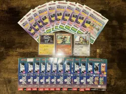 Pokemon BW Psycho Drive Hail Blizzard Promo Pack Meowth Riolu Luxio Sealed x21 - Image 1