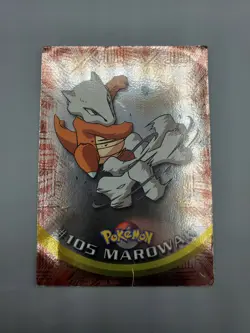 2000 TOPPS Chrome Pokemon Marowak #105 TV Animation - Series 2 Holo Foil - Image 1