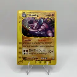 2003 Pokemon TCG Aquapolis E-Reader Nidoking Holo H18/H32 Holo E Series - Image 1