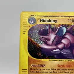 2003 Pokemon TCG Aquapolis E-Reader Nidoking Holo H18/H32 Holo E Series - Image 2