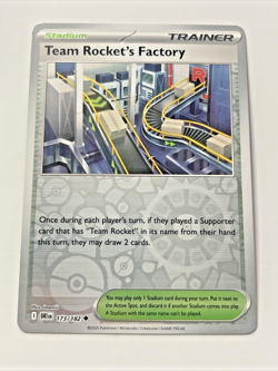 Pokemon TCG Team Rocket’s Factory 173/182 Reverse Holo M/NM Destined Rivals - Image 1