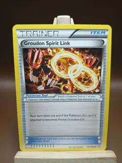 MP Groudon Spirit Link #131/160 XY - Primal Clash Uncommon - Pokemon TCG - Image 1