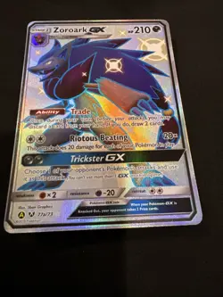 Pokemon TCG Zoroark GX 77a/73 Hidden Fates Shiny Secret Rate Mint Condition - Image 2