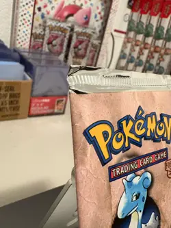 UNWEIGHED Sealed Pokemon 1st Edition Fossil Booster Pack Lapras Art Fast Ship - Image 4