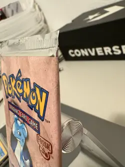 UNWEIGHED Sealed Pokemon 1st Edition Fossil Booster Pack Lapras Art Fast Ship - Image 5