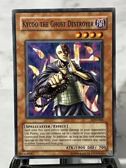 Kycoo The Ghost Destroyer Super Rare Unlimited Edition LON-062 Yu-Gi-Oh LP - Image 1