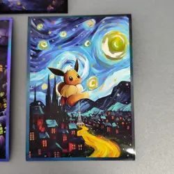 Pokemon TCG Card Sleeves: Van Gogh Starry Night (3 designs, one of each) 91×66mm - Image 4