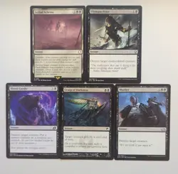 MTG Spells - Black Instants: Removal - 5 card lot - Image 1