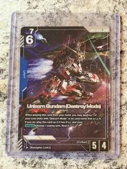Unicorn Gundam (Destroy Mode) (LR+) GD01-002 - Newtype Rising - Gundam Card Game - Image 2