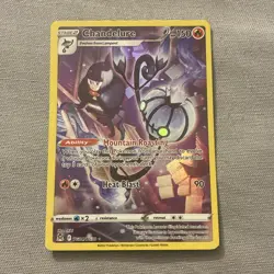 Chandelure TG04/TG30 Trainer Gallery Full Art Rare Holo Pokemon Card Lost Origin - Image 1