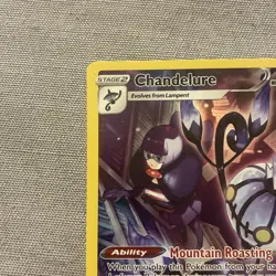 Chandelure TG04/TG30 Trainer Gallery Full Art Rare Holo Pokemon Card Lost Origin - Image 2