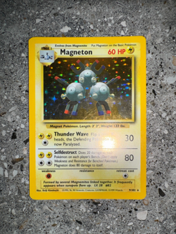 Pokemon TCG Cards Magneton 9/102 Base Set Holo Rare EXC - Image 4