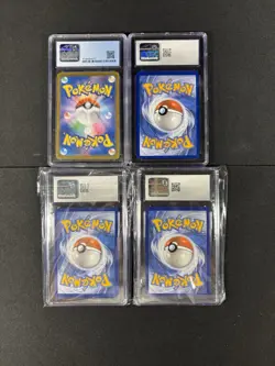 Graded Card Lot Of 4 Pokemon, Pikachu Japanese And More - Image 2