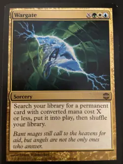 1x Wargate LP English MTG Alara Reborn Magic Card - Image 1