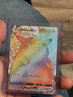 Pokemon Pikachu TCG VMAX Vivid Voltage Holo Card 188/185 Secret Rare NM - Image 3