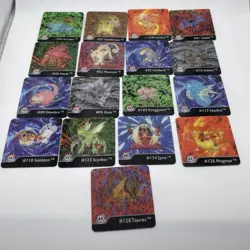 Lot Of 17 1999 ArtBox Pokemon Action Flipz Series One Lenticular 3D CARDS LP - Image 1