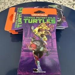 Universus Teenage Mutant Ninja Turtles Booster Packs LOT of 8 - Image 1