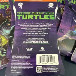Universus Teenage Mutant Ninja Turtles Booster Packs LOT of 8 - Image 3